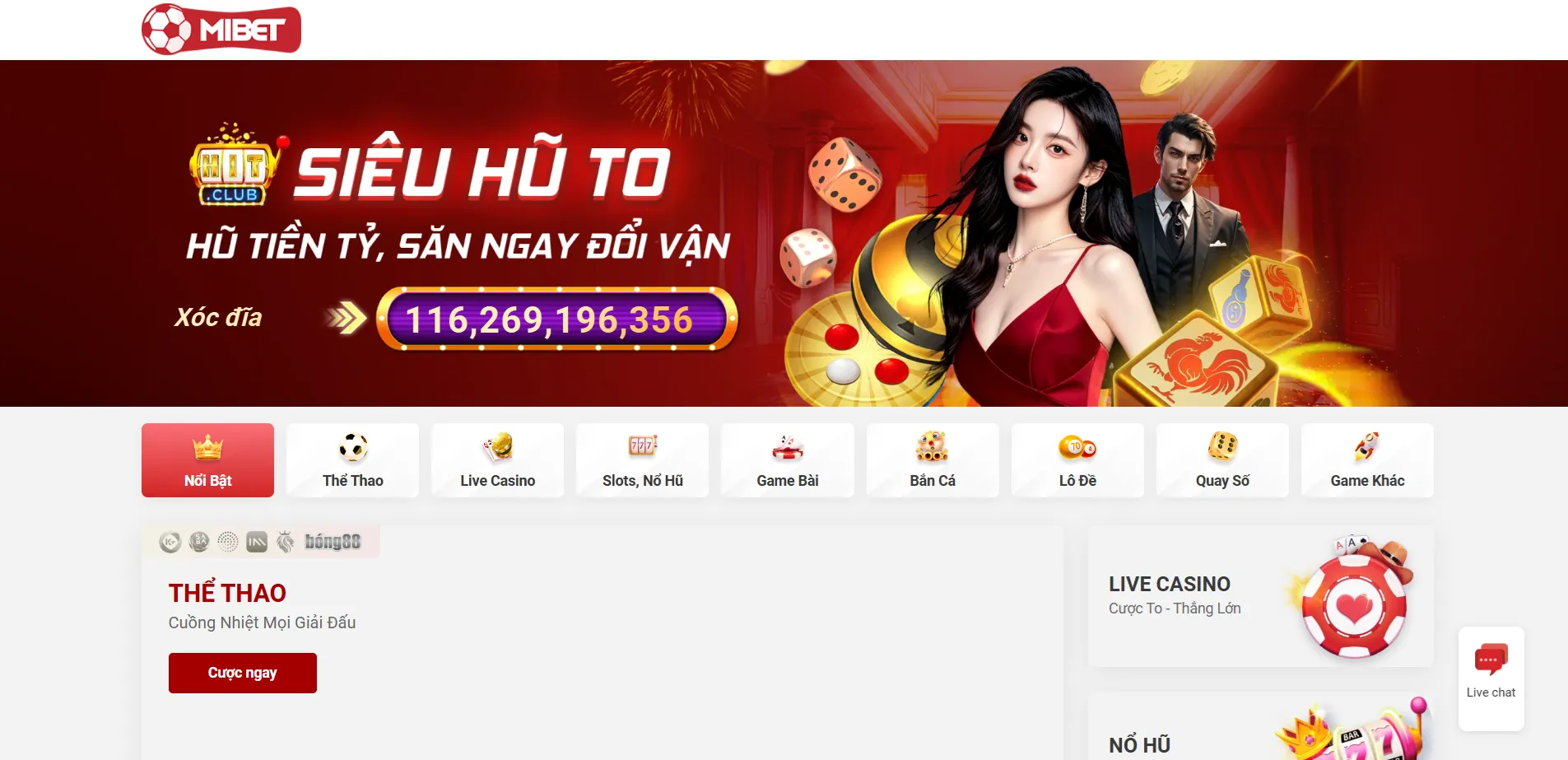 Giới thiệu chung nhất về nhà cái MIBET