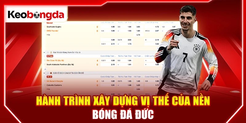 Hành trình xây dựng vị thế của nền bóng đá Đức